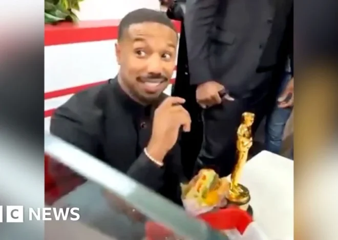 And the burger goes to… Michael B Jordan marks Oscars win at In-N-Out