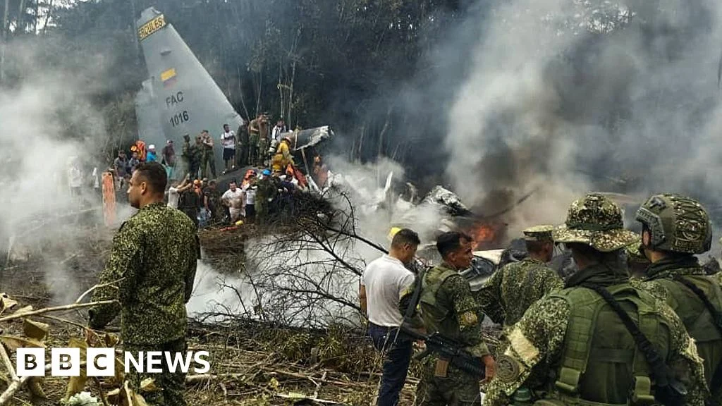 Colombian Air Force Hercules C-130 Crash Claims 66 Lives in Putumayo, Sparking Calls for Military Modernization and Urgent Investigation.