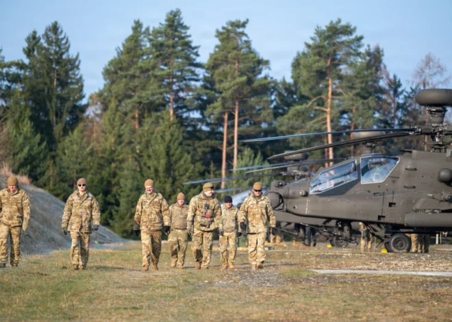 U.S. Army Apache Helicopters Conduct Historic First Air-to-Air Drone Interceptions in European Theater during Operation Skyfall