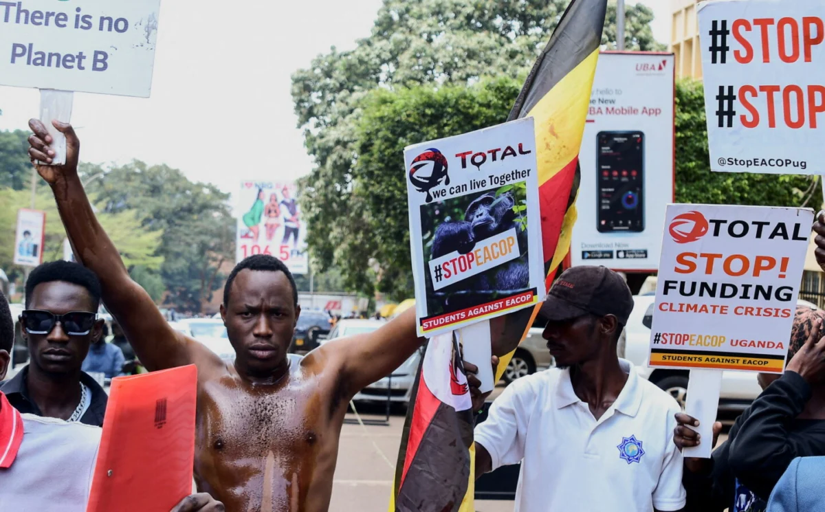 Ugandan farmers use British court to try to stop oil pipeline