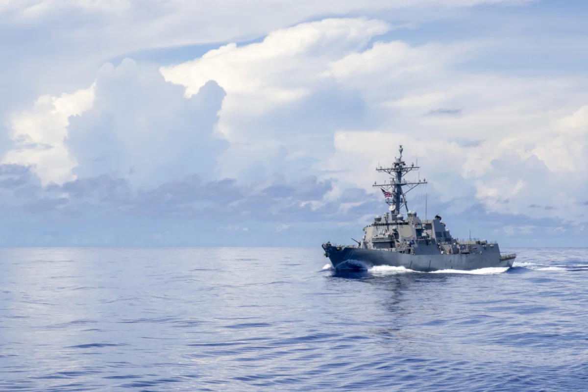 US Navy Strengthens Blockade of Iran as USS Spruance Intercepts Cargo Vessel in the Strait of Hormuz