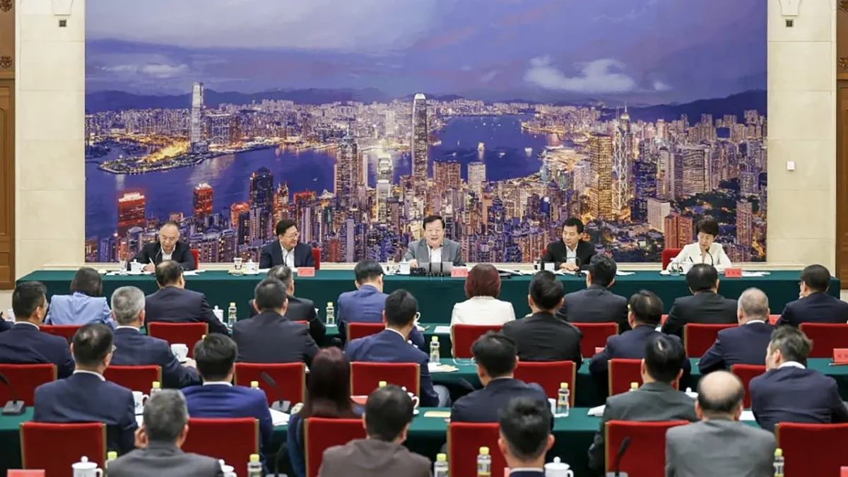 Beijing’s Point Man Urges Hong Kong Lawmakers to Bolster Governance, Development, and Citizen Well-being