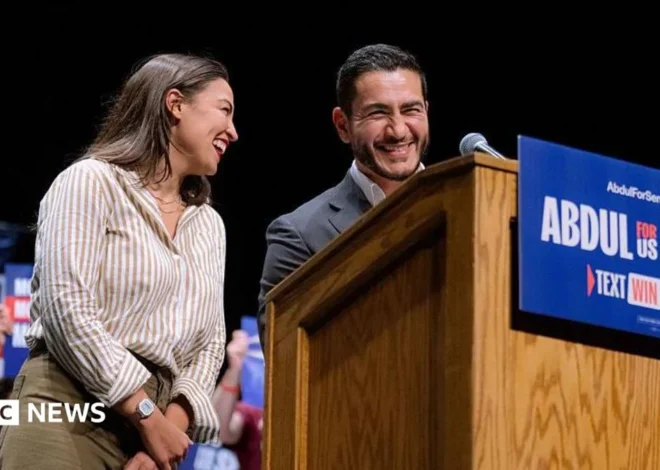 Michigan Primary Becomes National Bellwether for Democratic Party’s Ideological Divide