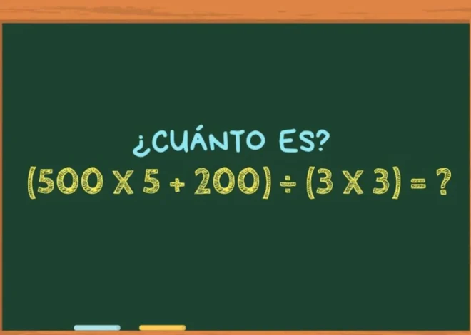 The Mathematical Calculation That Appears Simple at First Glance, But Few Can Solve It