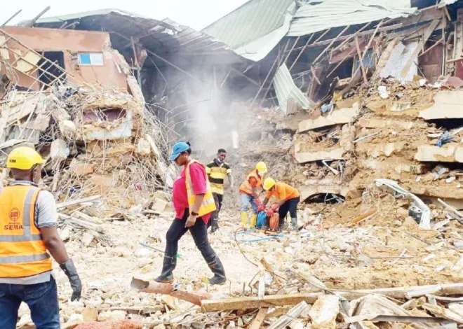 Tragedy at Elite Five Star Lodge: Two Confirmed Dead and Three Rescued Following Massive Building Collapse Near Federal Polytechnic Oko