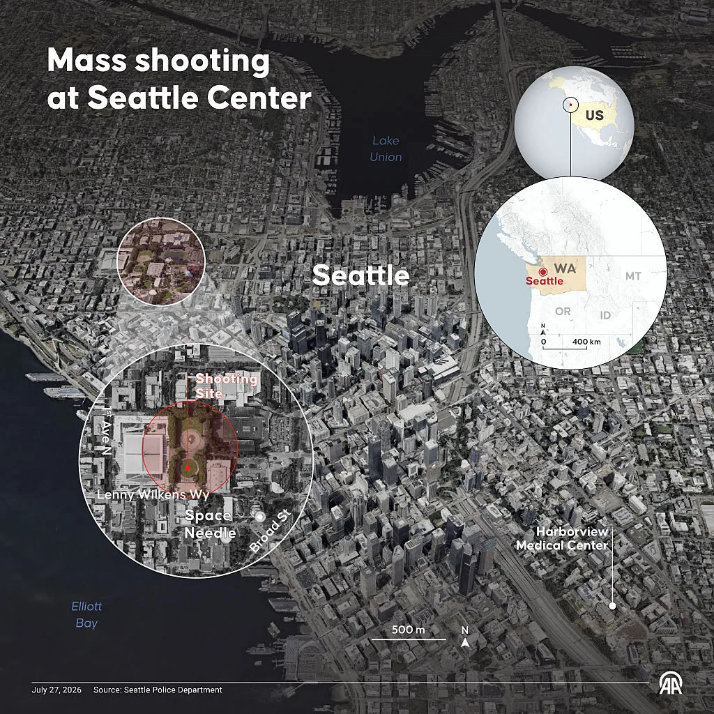 Tragedy Strikes Bite of Seattle Festival as Shootout Claims Three Lives, Injures Four, Including a Toddler