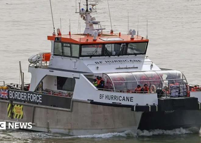More than 150 migrants rescued after boat catches fire in Channel