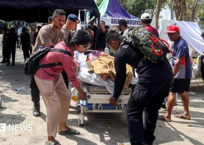 Rescuers search for survivors of powerful Indonesia earthquake