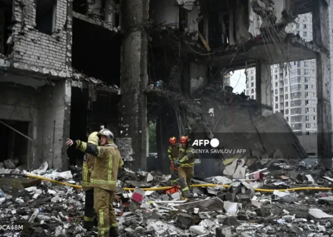 Russian missile strikes on Kyiv leave nine dead as air defense shortages intensify the humanitarian crisis